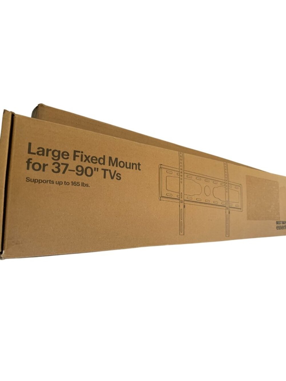 Large Fixed Wall Mount For 37-90" TVs Supports 165 Lbs Best Buy Essentials